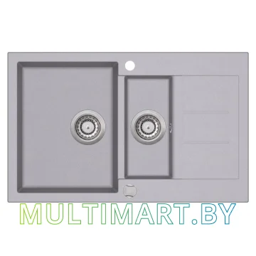 Кухонная мойка Aquasanita Tesa SQT151AW (alumetallic 202)